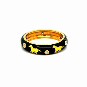 18k Gold Hidalgo Horse & Diamonds Ring